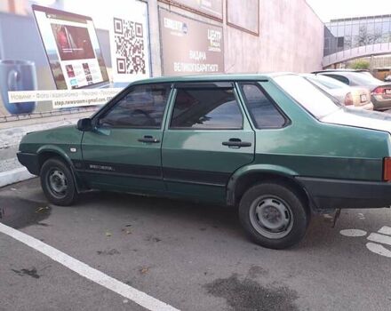 Зеленый ВАЗ 21099, объемом двигателя 1.6 л и пробегом 300 тыс. км за 2500 $, фото 1 на Automoto.ua