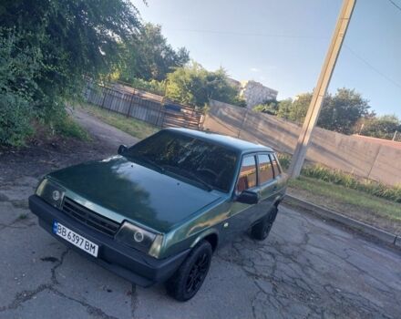 Зеленый ВАЗ 21099, объемом двигателя 1.5 л и пробегом 200 тыс. км за 1250 $, фото 1 на Automoto.ua