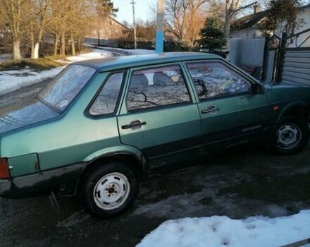 Зелений ВАЗ 21099, об'ємом двигуна 1.6 л та пробігом 300 тис. км за 1500 $, фото 1 на Automoto.ua