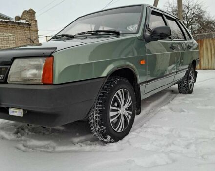 Зелений ВАЗ 21099, об'ємом двигуна 1.6 л та пробігом 150 тис. км за 2211 $, фото 1 на Automoto.ua