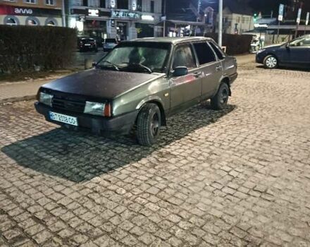 Зеленый ВАЗ 21099, объемом двигателя 1.6 л и пробегом 100 тыс. км за 750 $, фото 1 на Automoto.ua