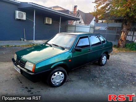 Зеленый ВАЗ 21099, объемом двигателя 1.5 л и пробегом 220 тыс. км за 1350 $, фото 1 на Automoto.ua