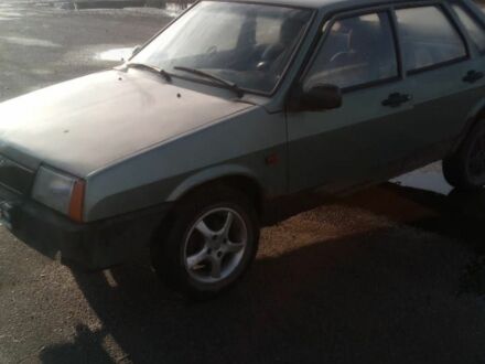 Зеленый ВАЗ 21099, объемом двигателя 2 л и пробегом 123 тыс. км за 1085 $, фото 1 на Automoto.ua