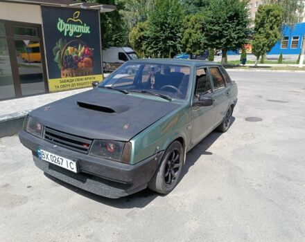 Зеленый ВАЗ 21099, объемом двигателя 1.6 л и пробегом 150 тыс. км за 2500 $, фото 1 на Automoto.ua