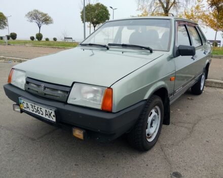 Зеленый ВАЗ 21099, объемом двигателя 1.5 л и пробегом 151 тыс. км за 2000 $, фото 1 на Automoto.ua