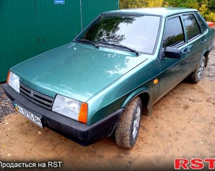 Зелений ВАЗ 21099, об'ємом двигуна 1.6 л та пробігом 109 тис. км за 2000 $, фото 1 на Automoto.ua