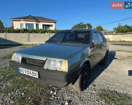 Зеленый ВАЗ 21099, объемом двигателя 1.5 л и пробегом 259 тыс. км за 1500 $, фото 1 на Automoto.ua