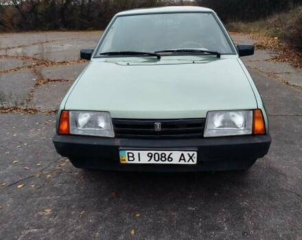 Зеленый ВАЗ 21099, объемом двигателя 1.6 л и пробегом 43 тыс. км за 3250 $, фото 1 на Automoto.ua