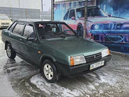 Зеленый ВАЗ 21099, объемом двигателя 1.6 л и пробегом 140 тыс. км за 2000 $, фото 1 на Automoto.ua