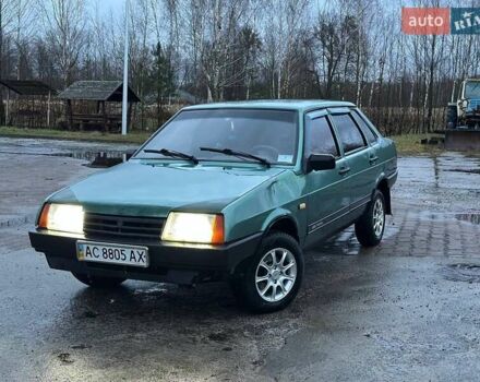 Зелений ВАЗ 21099, об'ємом двигуна 1.6 л та пробігом 185 тис. км за 1250 $, фото 1 на Automoto.ua