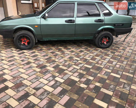 Зеленый ВАЗ 21099, объемом двигателя 1.6 л и пробегом 120 тыс. км за 1200 $, фото 1 на Automoto.ua