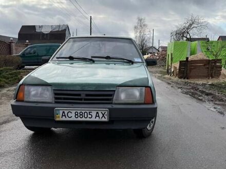 Зеленый ВАЗ 21099, объемом двигателя 1.6 л и пробегом 185 тыс. км за 1500 $, фото 1 на Automoto.ua