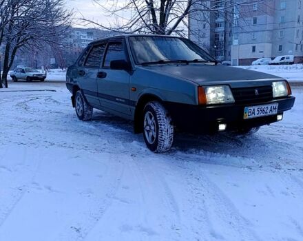 Зелений ВАЗ 21099, об'ємом двигуна 1.6 л та пробігом 316 тис. км за 2000 $, фото 1 на Automoto.ua