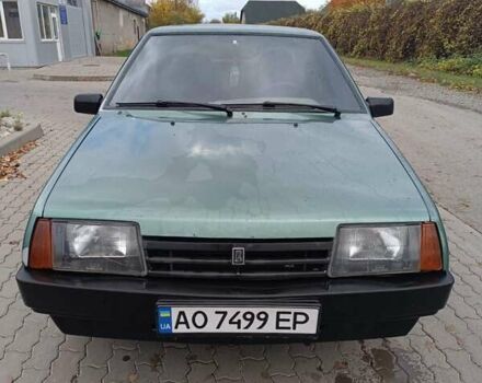 Зеленый ВАЗ 21099, объемом двигателя 1.6 л и пробегом 220 тыс. км за 1550 $, фото 1 на Automoto.ua