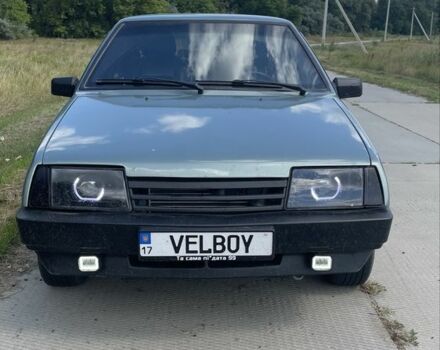 Зеленый ВАЗ 21099, объемом двигателя 1.6 л и пробегом 350 тыс. км за 2650 $, фото 1 на Automoto.ua