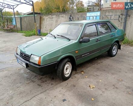Зеленый ВАЗ 21099, объемом двигателя 1.6 л и пробегом 122 тыс. км за 2200 $, фото 1 на Automoto.ua