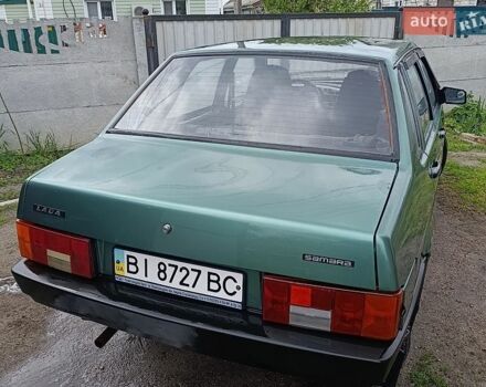 Зеленый ВАЗ 21099, объемом двигателя 1.6 л и пробегом 158 тыс. км за 1483 $, фото 1 на Automoto.ua