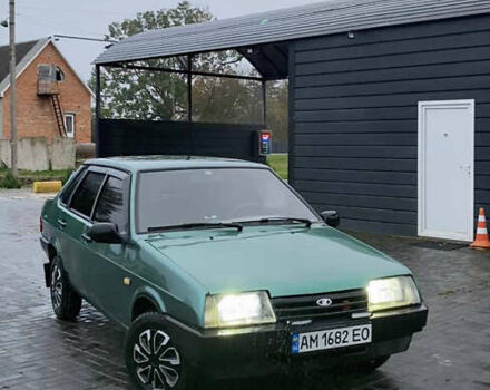 Зелений ВАЗ 21099, об'ємом двигуна 1.6 л та пробігом 153 тис. км за 1450 $, фото 1 на Automoto.ua