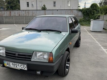 Зелений ВАЗ 21099, об'ємом двигуна 1.6 л та пробігом 90 тис. км за 1500 $, фото 1 на Automoto.ua