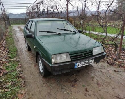 Зелений ВАЗ 21099, об'ємом двигуна 1.6 л та пробігом 450 тис. км за 1000 $, фото 1 на Automoto.ua