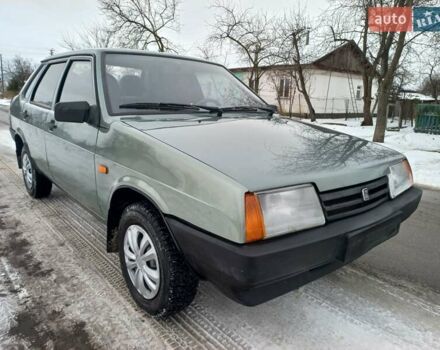 Зеленый ВАЗ 21099, объемом двигателя 1.6 л и пробегом 86 тыс. км за 3100 $, фото 1 на Automoto.ua