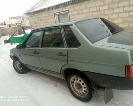 Зеленый ВАЗ 21099, объемом двигателя 2 л и пробегом 130 тыс. км за 2600 $, фото 1 на Automoto.ua