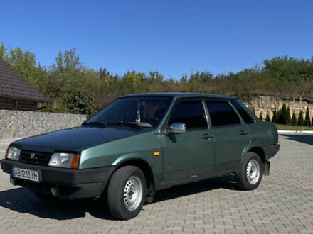 Зеленый ВАЗ 21099, объемом двигателя 1.6 л и пробегом 193 тыс. км за 2000 $, фото 1 на Automoto.ua