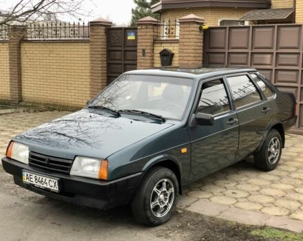 Зеленый ВАЗ 21099, объемом двигателя 1.6 л и пробегом 56 тыс. км за 2150 $, фото 1 на Automoto.ua