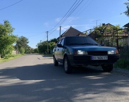 Зеленый ВАЗ 21099, объемом двигателя 1.6 л и пробегом 200 тыс. км за 1100 $, фото 1 на Automoto.ua
