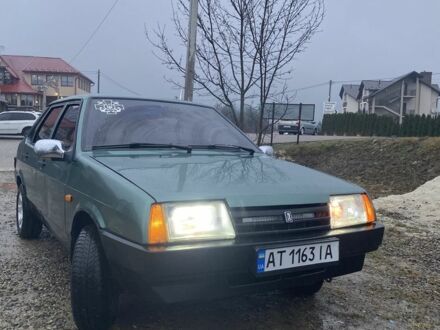 Зеленый ВАЗ 21099, объемом двигателя 1.6 л и пробегом 145 тыс. км за 1500 $, фото 1 на Automoto.ua