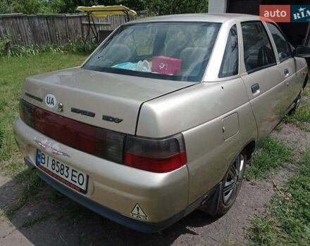 Бежевый ВАЗ 2110, объемом двигателя 1.5 л и пробегом 115 тыс. км за 1800 $, фото 1 на Automoto.ua