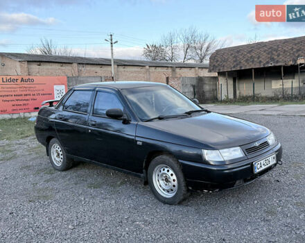 Черный ВАЗ 2110, объемом двигателя 1.5 л и пробегом 185 тыс. км за 1800 $, фото 2 на Automoto.ua
