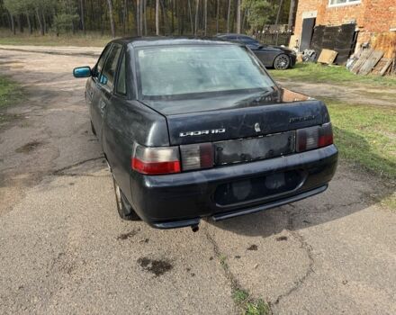 Чорний ВАЗ 2110, об'ємом двигуна 1.6 л та пробігом 270 тис. км за 724 $, фото 2 на Automoto.ua