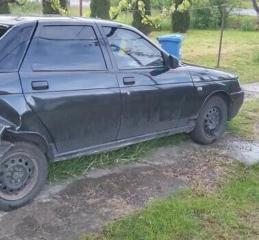 Черный ВАЗ 2110, объемом двигателя 1.6 л и пробегом 250 тыс. км за 598 $, фото 5 на Automoto.ua