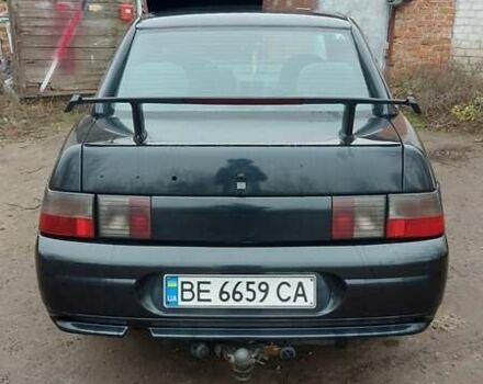 Черный ВАЗ 2110, объемом двигателя 1.6 л и пробегом 240 тыс. км за 1800 $, фото 4 на Automoto.ua