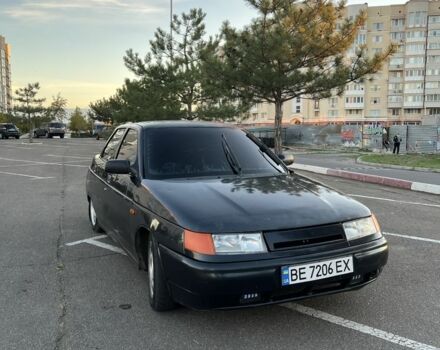 Черный ВАЗ 2110, объемом двигателя 1.6 л и пробегом 200 тыс. км за 1500 $, фото 1 на Automoto.ua