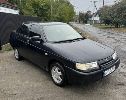 Черный ВАЗ 2110, объемом двигателя 1.6 л и пробегом 200 тыс. км за 1300 $, фото 1 на Automoto.ua