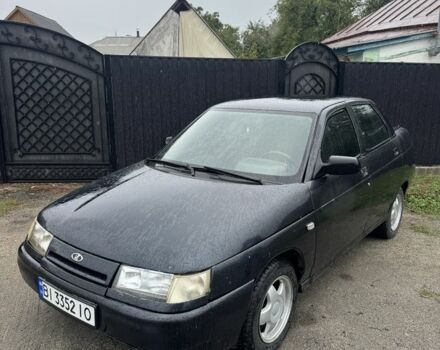 Черный ВАЗ 2110, объемом двигателя 1.6 л и пробегом 200 тыс. км за 1300 $, фото 3 на Automoto.ua