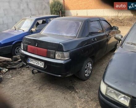 Черный ВАЗ 2110, объемом двигателя 1.5 л и пробегом 333 тыс. км за 1000 $, фото 1 на Automoto.ua