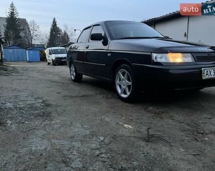 Черный ВАЗ 2110, объемом двигателя 1.6 л и пробегом 215 тыс. км за 2000 $, фото 1 на Automoto.ua