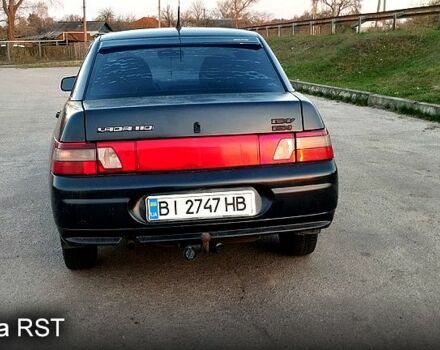 Черный ВАЗ 2110, объемом двигателя 1.6 л и пробегом 240 тыс. км за 1680 $, фото 3 на Automoto.ua