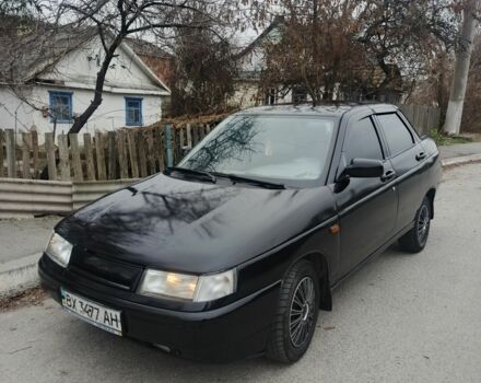 Черный ВАЗ 2110, объемом двигателя 1 л и пробегом 175 тыс. км за 1500 $, фото 1 на Automoto.ua