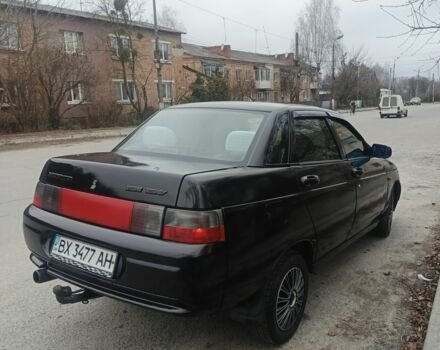 Черный ВАЗ 2110, объемом двигателя 1 л и пробегом 175 тыс. км за 1500 $, фото 3 на Automoto.ua