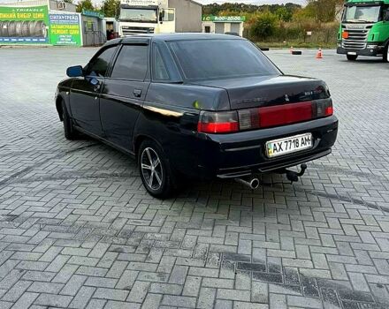 Черный ВАЗ 2110, объемом двигателя 1.6 л и пробегом 204 тыс. км за 1750 $, фото 2 на Automoto.ua