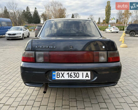 Чорний ВАЗ 2110, об'ємом двигуна 1.6 л та пробігом 134 тис. км за 1450 $, фото 4 на Automoto.ua