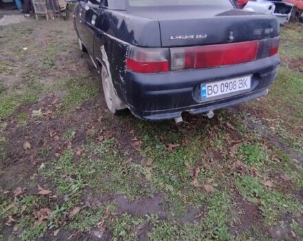 Черный ВАЗ 2110, объемом двигателя 1.6 л и пробегом 150 тыс. км за 650 $, фото 3 на Automoto.ua