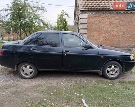 Черный ВАЗ 2110, объемом двигателя 1.6 л и пробегом 204 тыс. км за 1500 $, фото 2 на Automoto.ua