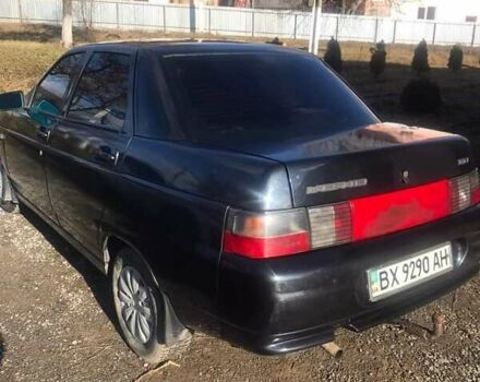 Черный ВАЗ 2110, объемом двигателя 1.6 л и пробегом 178 тыс. км за 1700 $, фото 2 на Automoto.ua