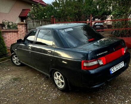 Чорний ВАЗ 2110, об'ємом двигуна 1.6 л та пробігом 200 тис. км за 1700 $, фото 2 на Automoto.ua