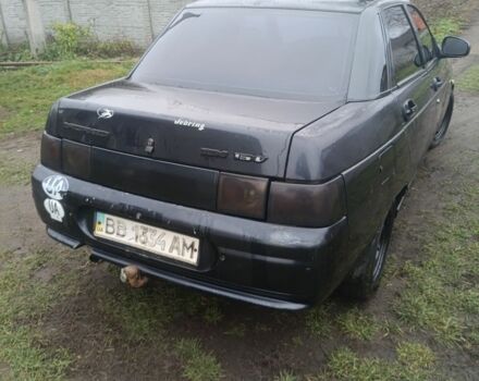 Черный ВАЗ 2110, объемом двигателя 2 л и пробегом 409 тыс. км за 679 $, фото 4 на Automoto.ua
